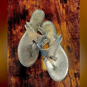 Jack Rogers | Alana jelly thong flip flop sandal. Size: 8.